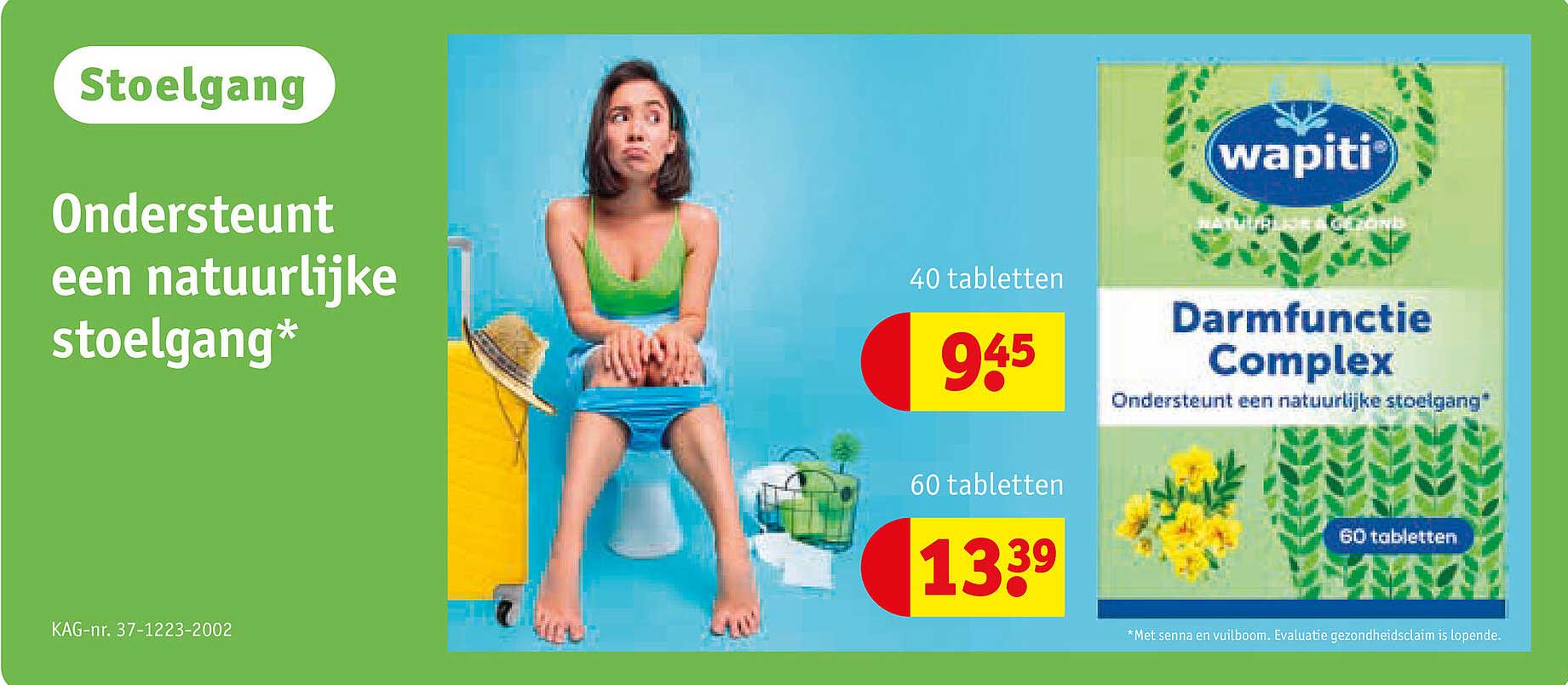 Wapiti Darmfunctie Complex 40 tabletten