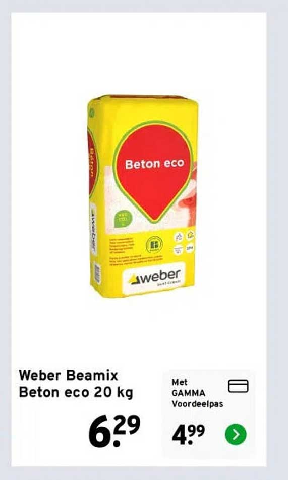 Weber Beamix Beton eco 20 kg
