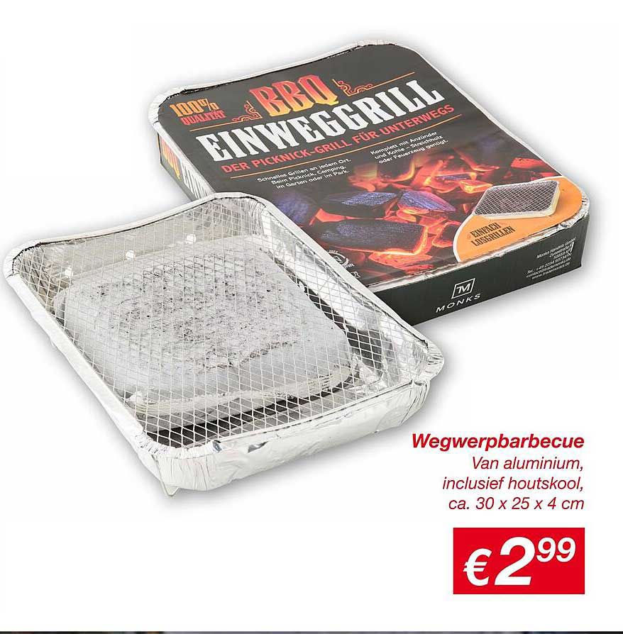 Wegwerpbarbecue