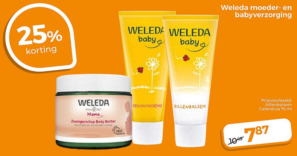 Weleda moeder- en babyverzorging