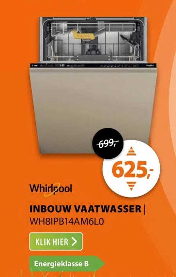 Whirlpool INBOUW VAATWASSER WH8IPB14AM6LO