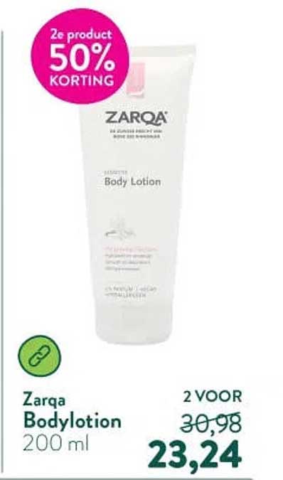 Zarqa Bodylotion 200 ml 2e product 50% KORTING