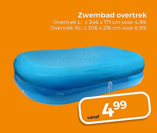 Zwembad overtrek