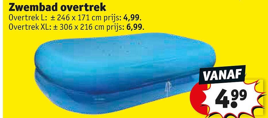 Zwembad overtrek