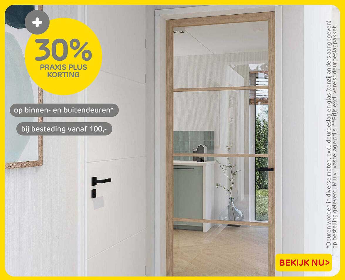 30% PRAXIS PLUS KORTING