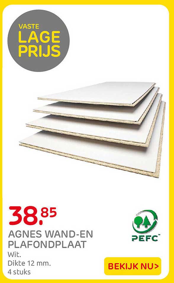 AGNES WAND-EN PLAFONDPLAAT