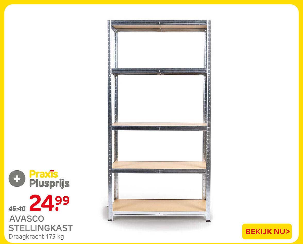 AVASCO STELLINGKAST Draagkracht 175 kg