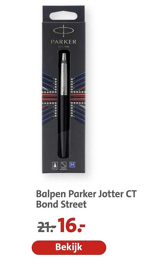 Balpen Parker Jotter CT Bond Street