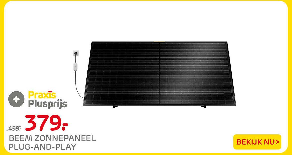 BEEM ZONNEPANEEL PLUG-AND-PLAY