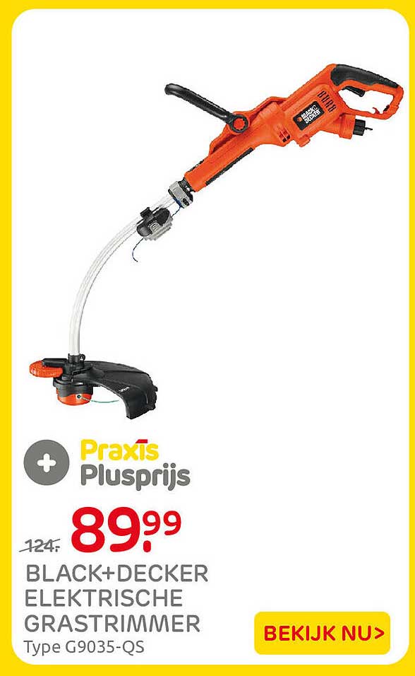BLACK+DECKER ELEKTRISCHE GRASTRIMMER Type G9035-QS