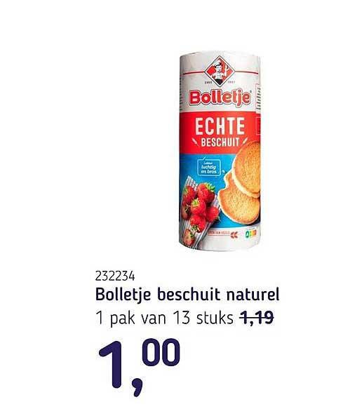 Bolletje beschuit naturel