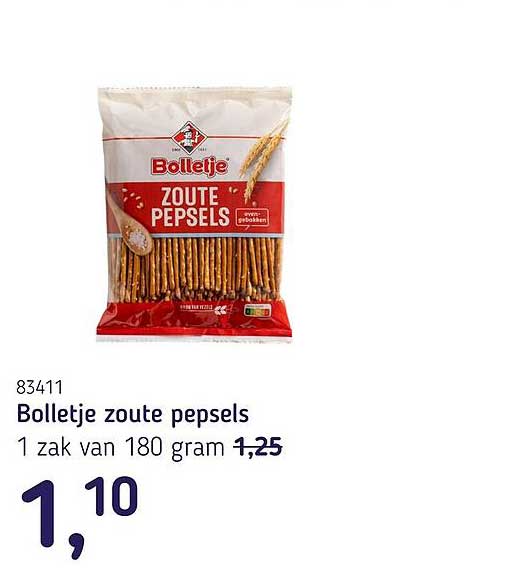 Bolletje zoute pepsels