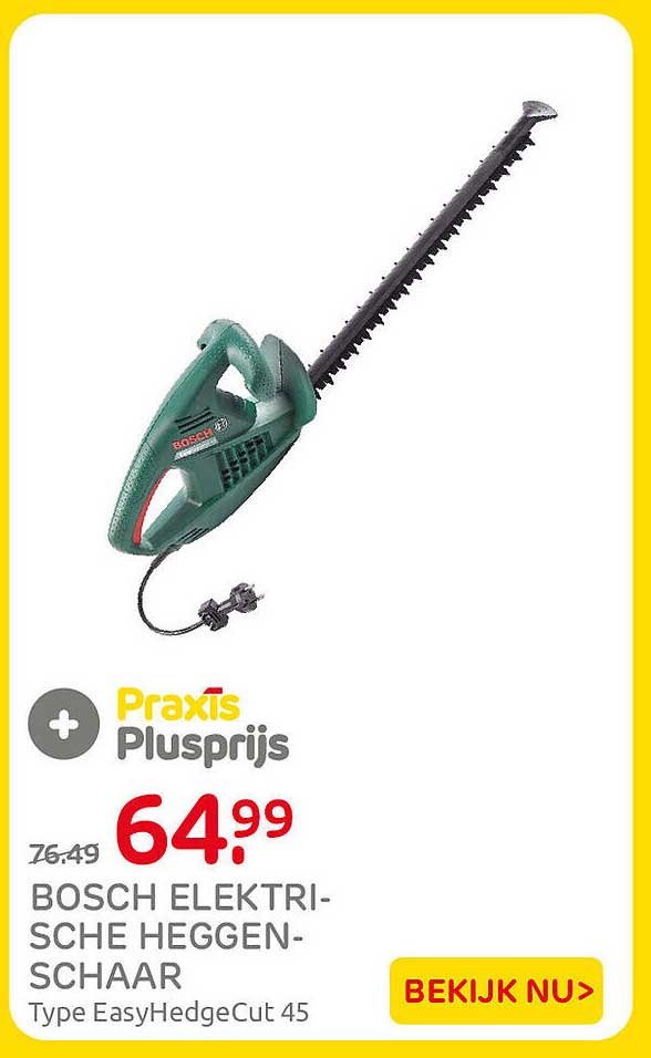 BOSCH ELEKTRISCHE HEGGENSCHAAR Type EasyHedgeCut 45