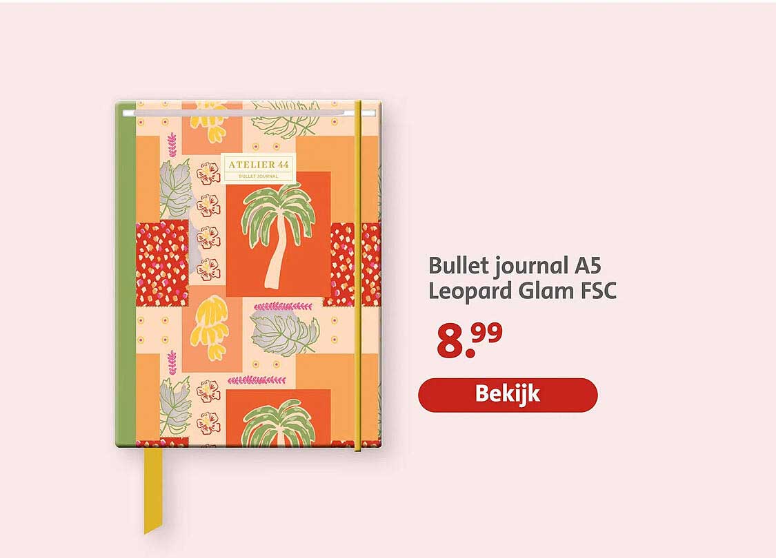 Bullet journal A5 Leopard Glam FSC