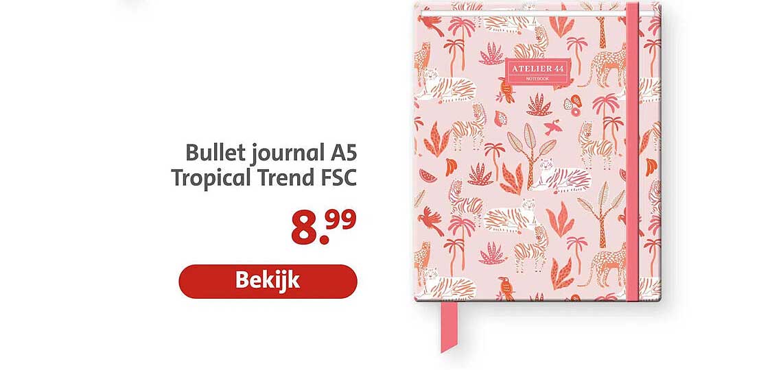 Bullet journal A5 Tropical Trend FSC