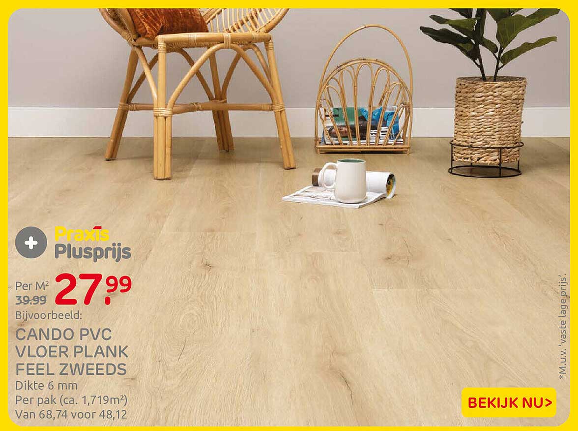 CANDO PVC VLOER PLANK FEEL ZWEEDS