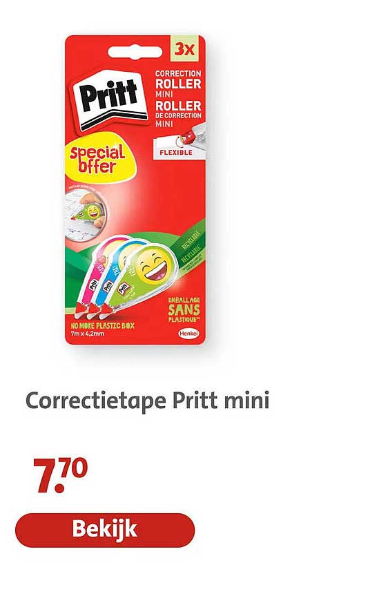 Correctietape Pritt mini