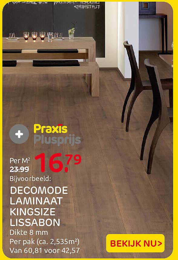 DECOMODE LAMINAAT KINGSIZE LISSABON