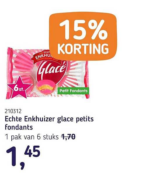 Echte Enkhuizer glace petits fondants 15% KORTING
