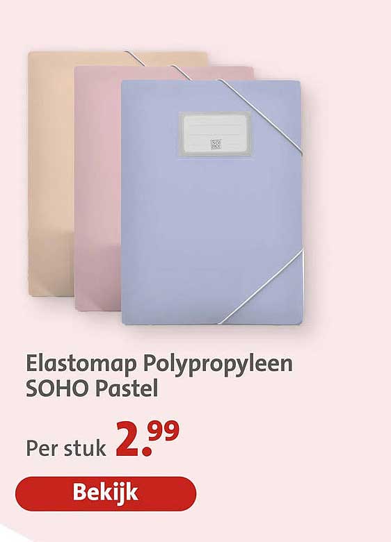 Elastomap Polypropyleen SOHO Pastel