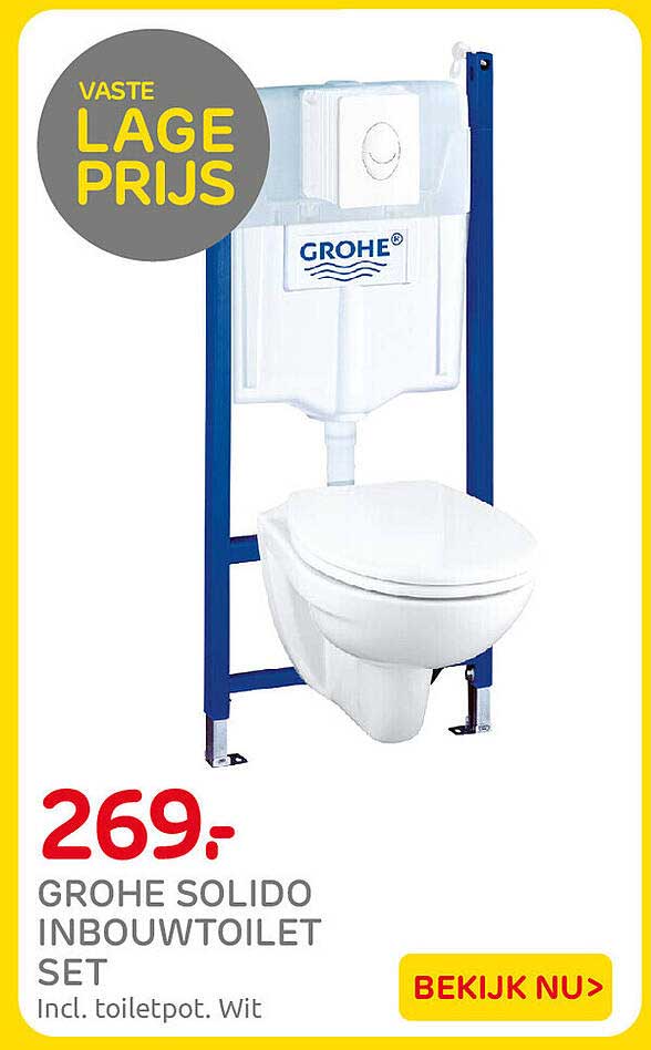 GROHE SOLIDO INBOUWTOILET SET