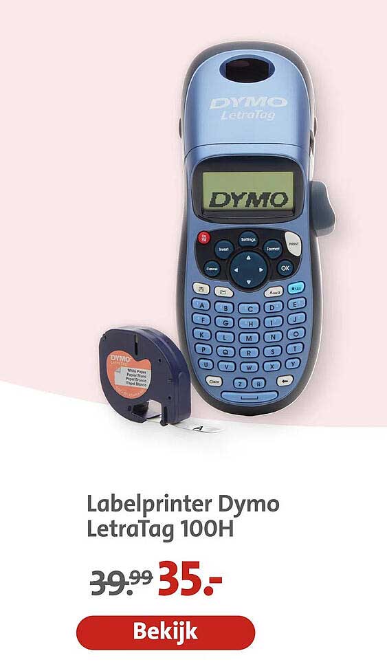 Labelprinter Dymo LetraTag 100H