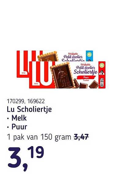 Lu Scholiertje • Melk • Puur