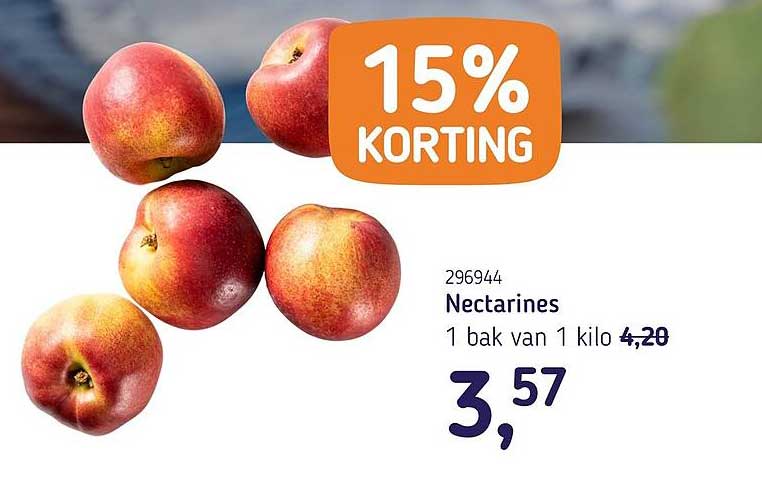 Nectarines 15% KORTING