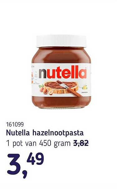 Nutella hazelnootpasta