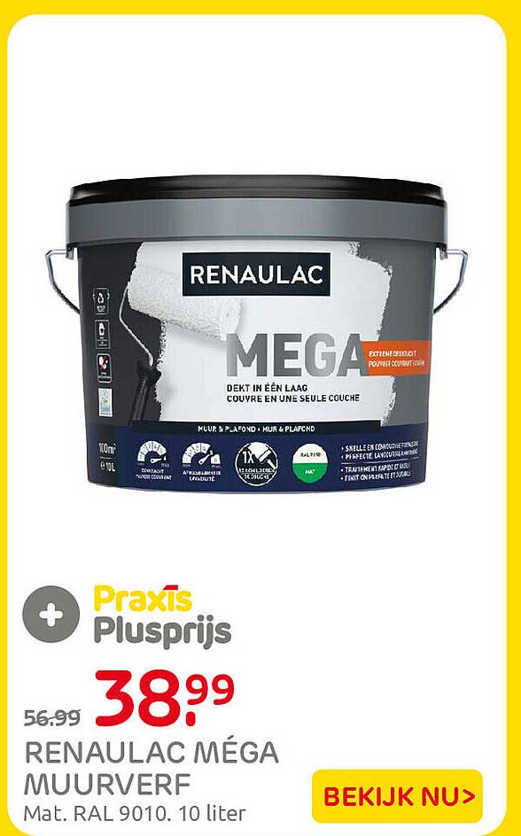 RENAULAC MÉGA MUURVERF