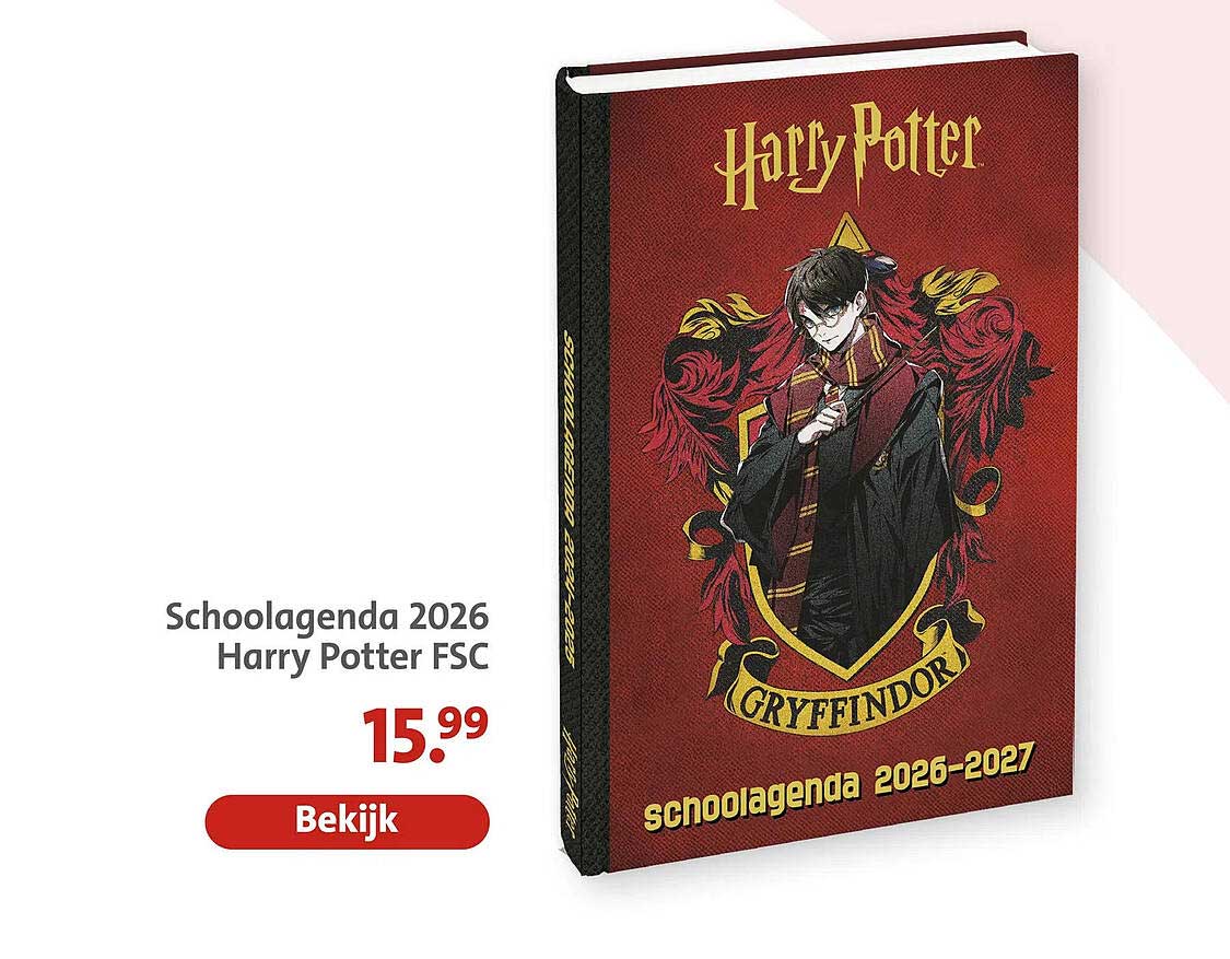 Schoolagenda 2026 Harry Potter FSC