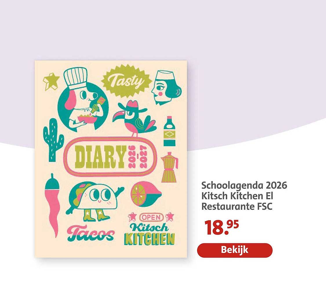 Schoolagenda 2026 Kitsch Kitchen El Restaurante FSC