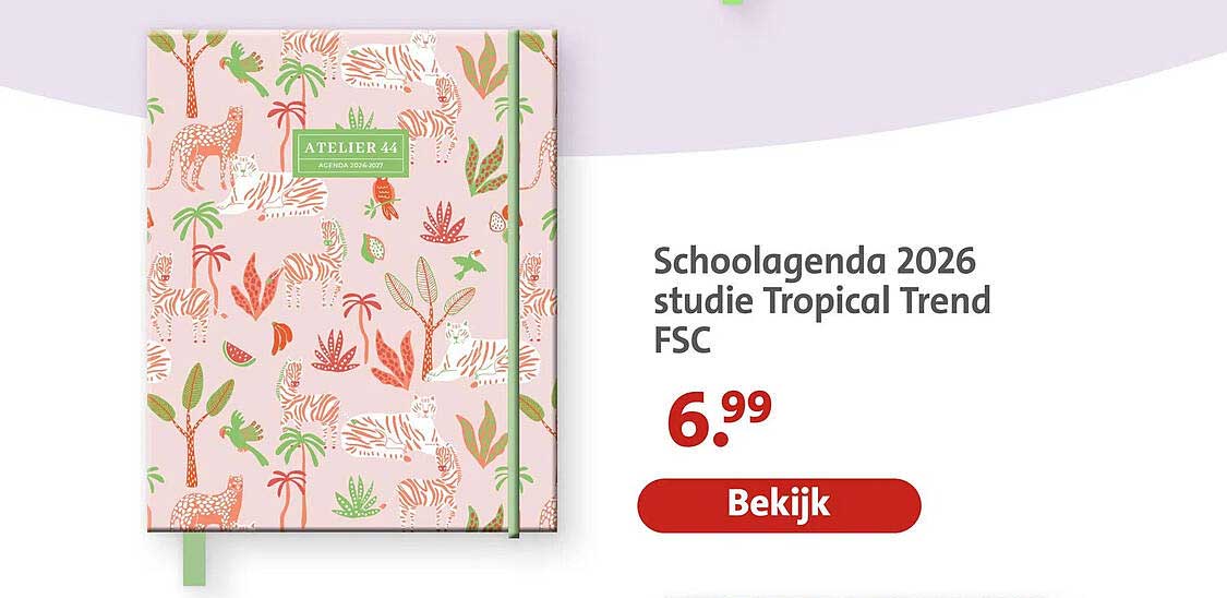Schoolagenda 2026 studie Tropical Trend FSC