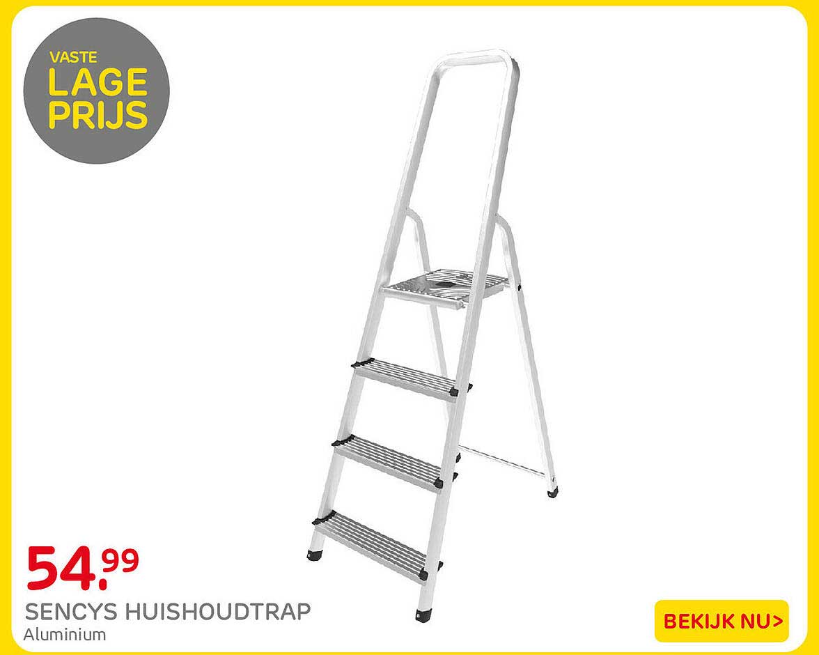 Sencys huishouddtrap Aluminium