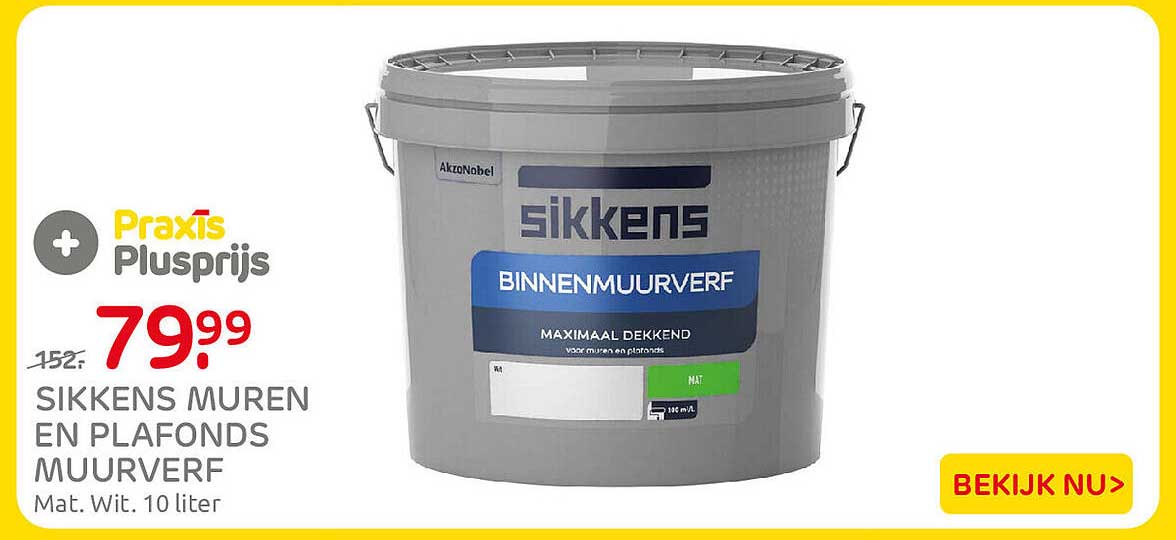 SIKKENS MUREN EN PLAFONDS MUURVERF