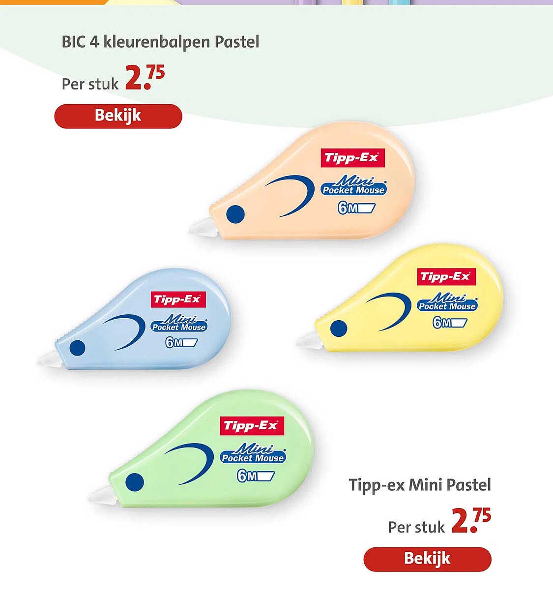 Tipp-ex Mini Pastel