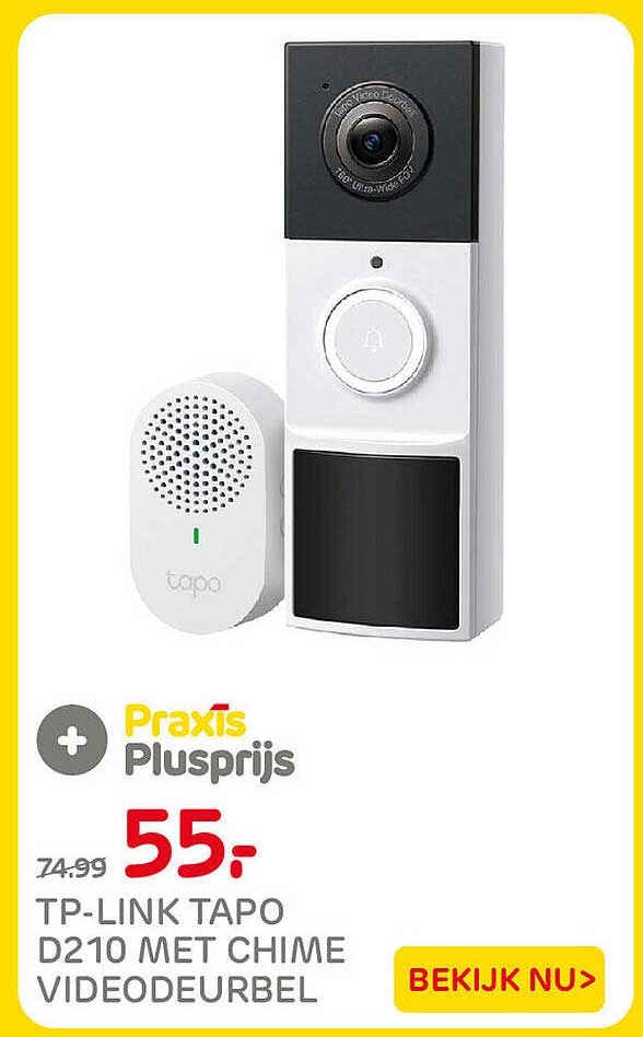 TP-LINK TAPO D210 MET CHIME VIDEODEURBEL