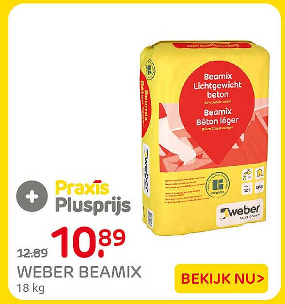WEBER BEAMIX 18 kg