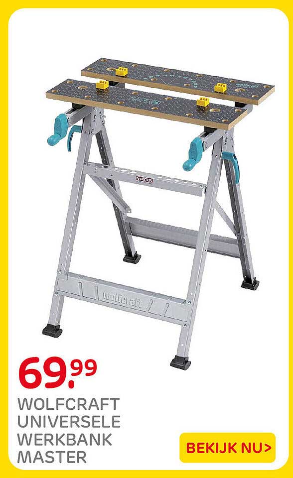WOLFCRAFT UNIVERSELE WERKBANK MASTER