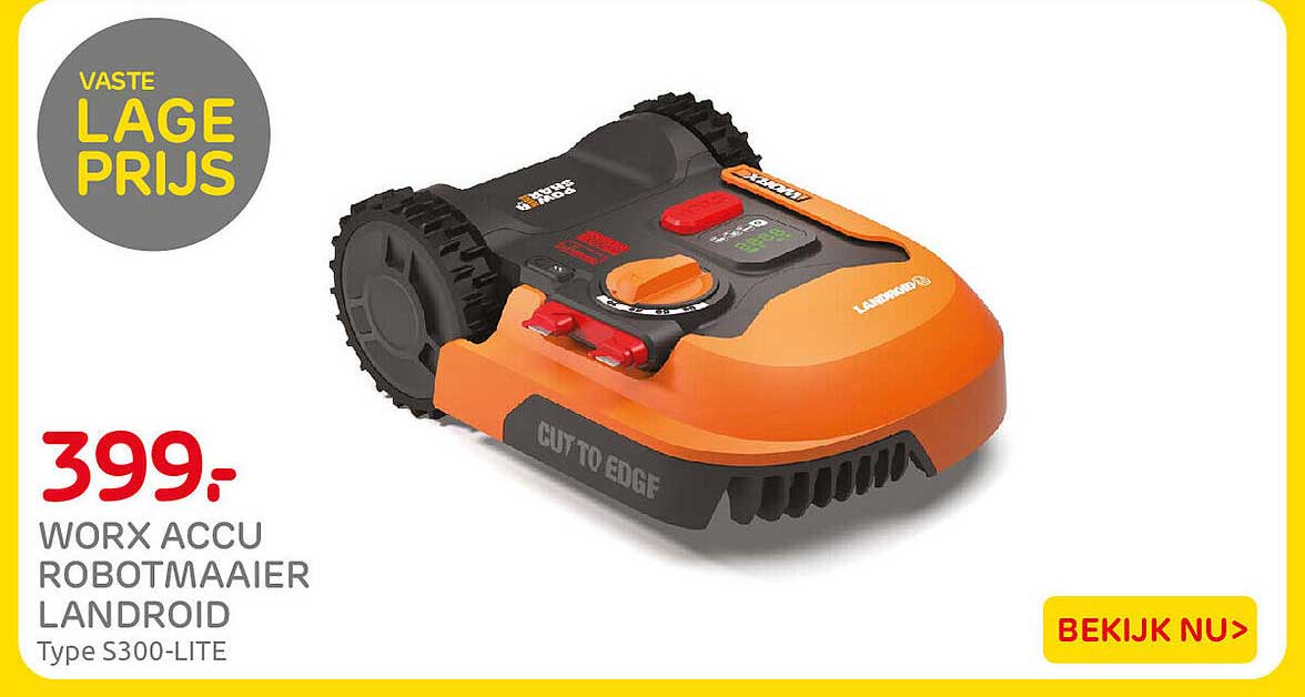 Worx accu robotmaaier Landroid Type S300-LITE