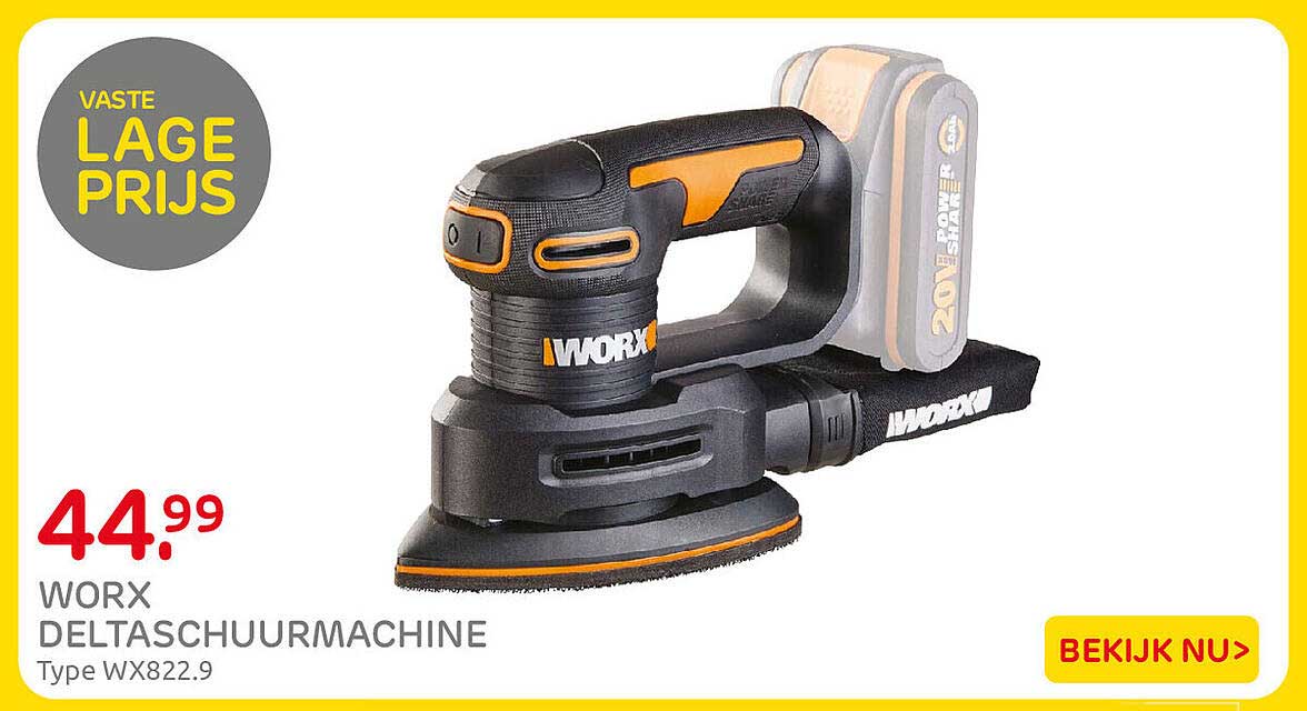 WORX DELTASCHUURMACHINE Type WX822.9