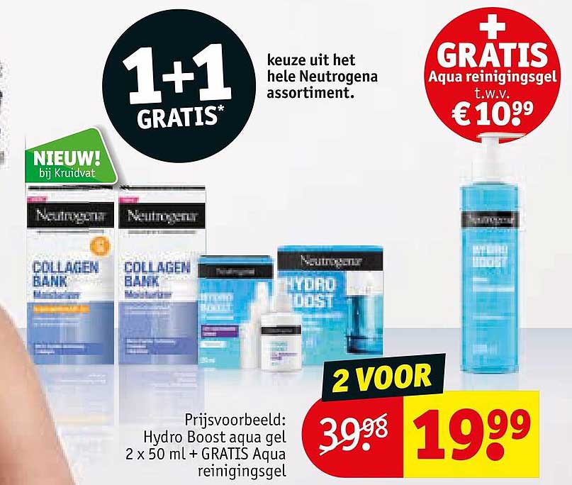 1+1 GRATIS keuze uit het hele Neutrogena assortiment.