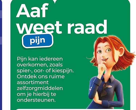 Aaf weet raad pijn