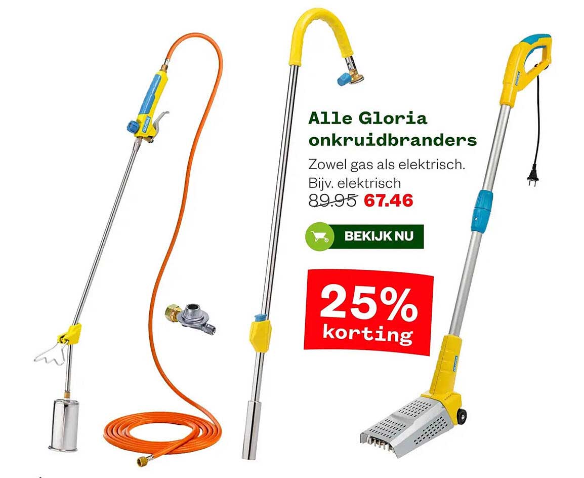 Alle Gloria onkruidbranders