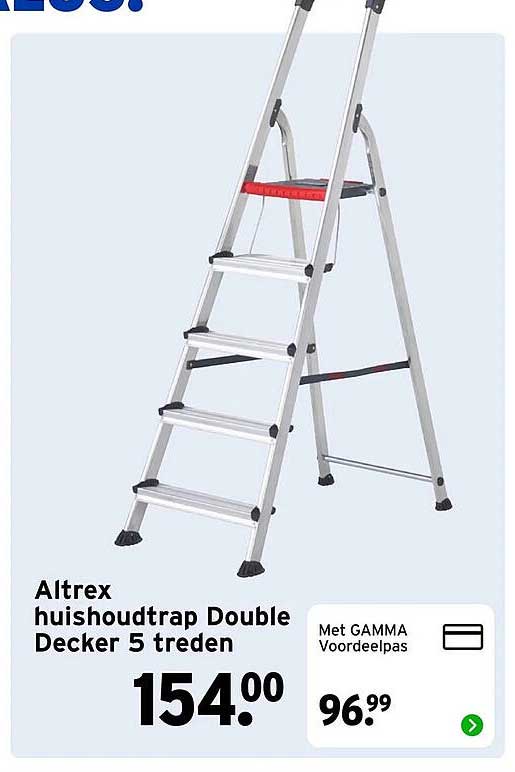 Altrex huishoudtrap Double Decker 5 treden