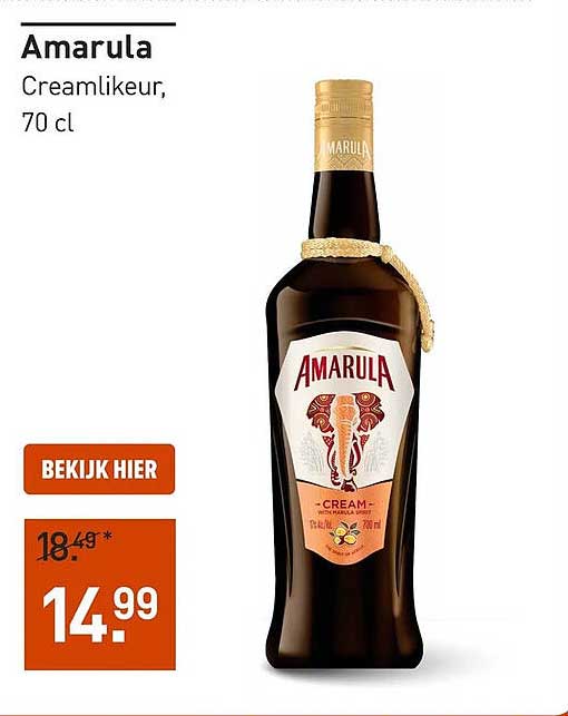 Amarula Creamlikeur, 70 cl