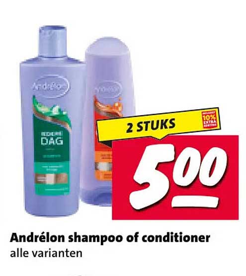 Andrélon shampoo of conditioner alle varianten 2 STUKS