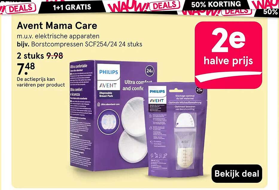 Avent Mama Care 2e halve prijs