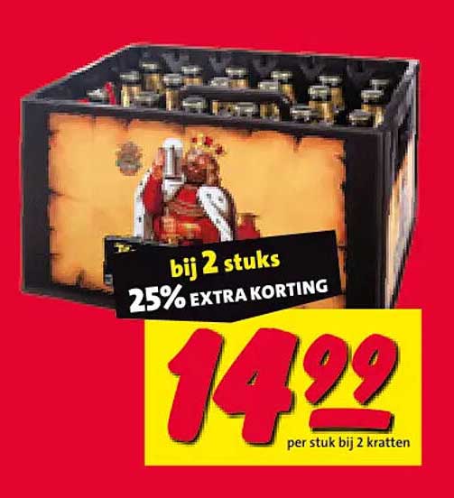 bij 2 stuks 25% EXTRA KORTING
