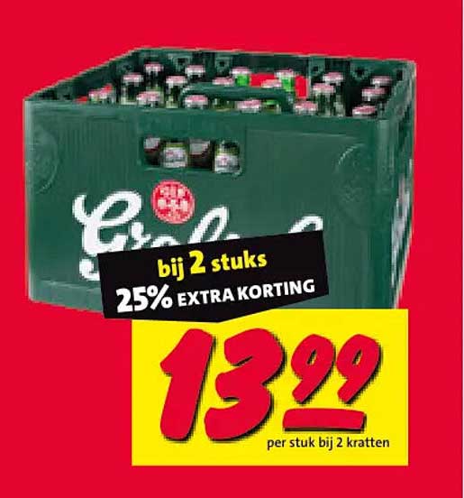 bij 2 stuks 25% EXTRA KORTING